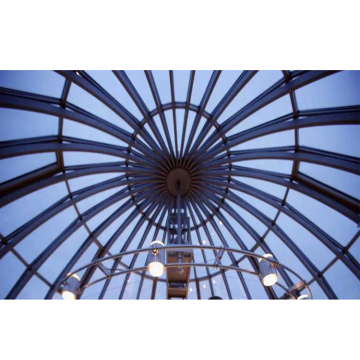 LF Steel Customizable Outside Structural Curtain Wall Glass Dome Roof